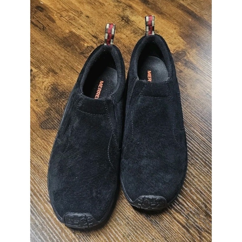 Merrell Jungle Moc Waterproof Midnight Suede Slip On Shoes Mens 10.5 Casual Hike